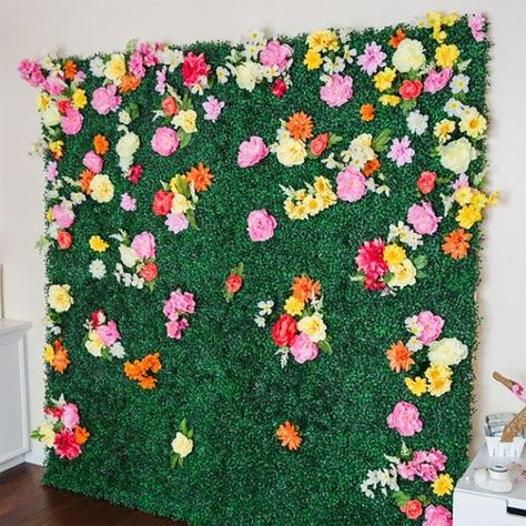 Artificial Large Faux Boxwood Green Wall Panel - 4pcs Hedge Garden, Diy Photo Backdrop, Boxwood Hedge, Diy Tumblr, Flower Wall Backdrop, Artificial Boxwood, Walled Garden, Diy Backdrop, Wedding Party Photos