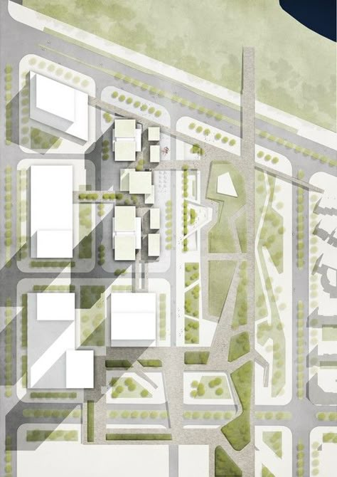 Urban Site Plan, Urban Master Plan, Site Plan Architecture, Cubic Architecture, Site Plan Rendering, Site Plan Design, Landscape Architecture Graphics, Urban Design Architecture, Urban Design Concept