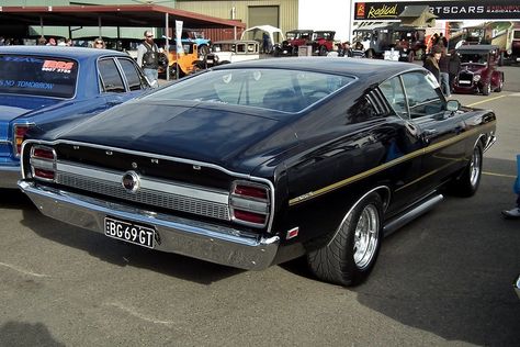 American Muscle Cars Ford, 1969 Ford Torino, Ford Torino Gt, Hot Rods Cars Muscle, Vintage Muscle Cars, Ford Torino, Ford Cars, Ford Classic Cars, Ford Fairlane