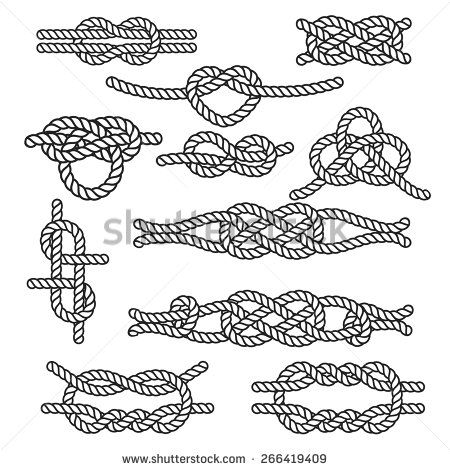 Rope Tattoo, Knot Tattoo, Elements Tattoo, Nautical Knots, Overhand Knot, Heart Knot, Knots Diy, Rope Knots, Line Art Tattoos