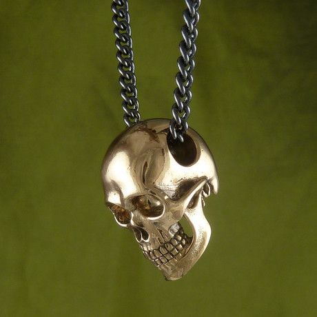 Mens Skull Jewelry, Badass Skulls, Human Skull, Skull Jewelry, Skull Necklace, Skull Pendant, Bling Rings, Skull Ring, Skull And Bones