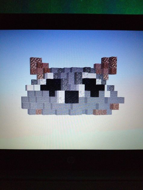 Raccoon Minecraft, Minecraft Builds, Racoon, Minecraft Houses, Minecraft, Building, Quick Saves