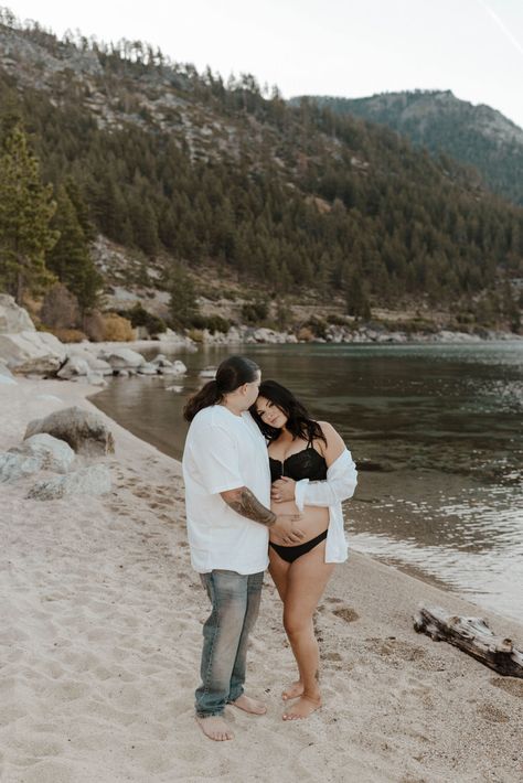 North Lake Tahoe Maternity Photos || Alyssa & Emmanuel - Bridgette Wuest - Lake Tahoe Wedding Photographer Lake Tahoe Maternity Photos, Intimate Maternity Photos, Bump Pics, Intimate Maternity, Donner Lake, Small Backyard Wedding, Free Wedding Planning Checklist, North Lake Tahoe, Lake Tahoe Wedding