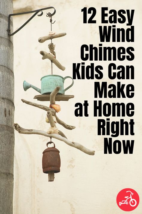 12 Easy Wind Chimes Kids Can Make at Home Easy Wind Chimes, Wind Chimes Kids, Windchimes Diy, Make Wind Chimes, Unique Wind Chime, Child Activities, Forest School Activities, Wind Chimes Craft, Making Friendship Bracelets