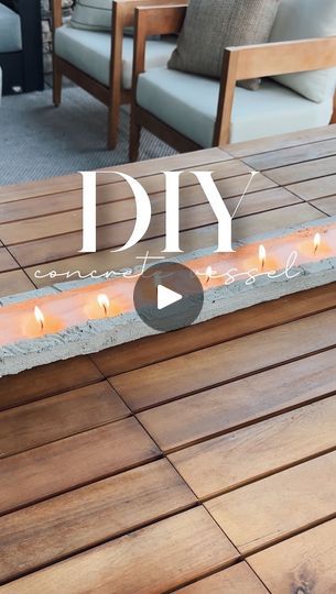 Home Projects Diy, Diy Organize, Candle Vessel, Concrete Casting, Helpful Hacks, Sand Candles, Different Scents, Concrete Bowl, Budget Design