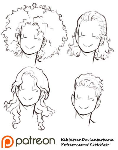 Curly Hair Reference, Male Hairstyles Drawing, Afro Hair Drawing, Hairstyles Male, Male Hairstyles, Hairstyles Drawing, Piskel Art, Drawing Hair Tutorial, Hair Sketch