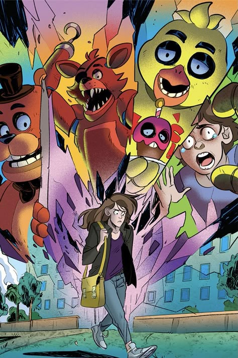 Fnaf Graphic Novel, Fnaf Books, Silver Eyes, Fnaf Book, Hey Bro, Chuck E Cheese, Animatronic Fnaf, Fnaf 1, Fnaf Comics