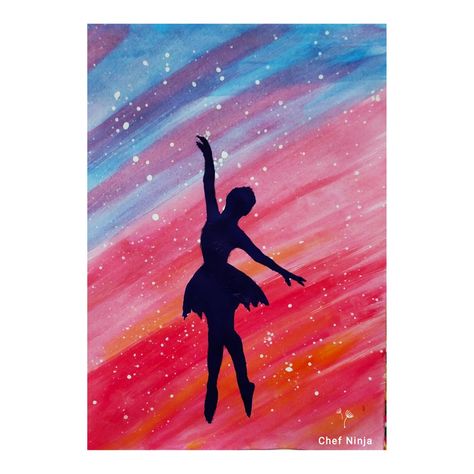 Ballet Canvas Painting, Dancer Painting Easy, Dance Silhouette Art, Cat Gouache, Dance Drawings, Dance Portfolio, Ballet Wallpaper, Dance Painting, Dance Silhouette