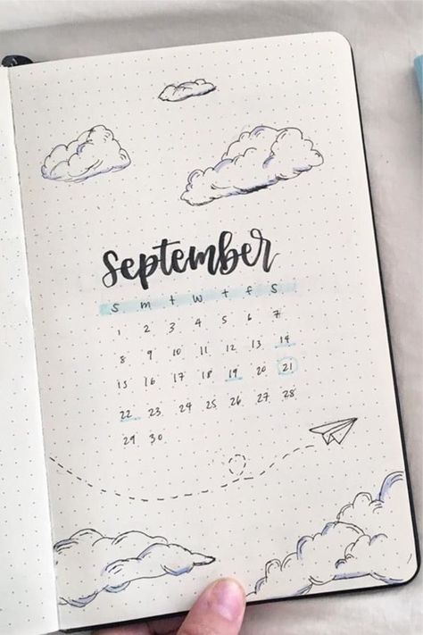 If you're changing up your theme for the month, check out these awesome paper plane themed bullet journal spreads and layouts for inspiration! #bulletjournal #bujo #bujotheme #bujolayout #bujospread Best Paper Plane, Bullet Journal September, Crazy Laura, Bullet Journal Month, Penanda Buku, Bullet Journal Spreads, Bullet Journal Ideas Templates, Journal Layouts, Bullet Journal Banner