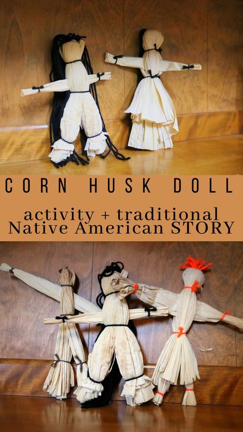 just in time for Native American Day (or Indigenous People's Day). Here is a traditional Choctaw story about the Corn Husk Doll. Added bonus is a step by step video and a printable how to so you and your kids can make your very own. Easy Bagel Recipe, Easy Bagel, Native American Art Projects, American Corn, Native American Projects, Corn Husk Crafts, Native American Stories, American Indian Crafts, Native American Studies