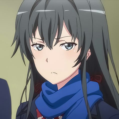 Oregairu Manga, Yukino Yukinoshita, Anime Icons, On Twitter, Twitter, High Quality, Anime, Blue, Black