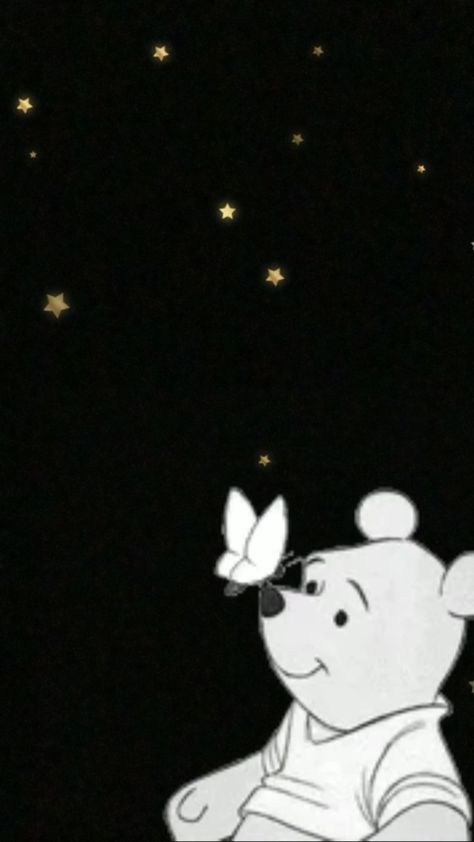 Pooh Wallpaper Aesthetic, Winnie The Pooh Wallpaper Aesthetic, Winnie The Pooh Wallpaper, Pooh Wallpaper, Tela Iphone, Aesthetic Black And White, Lock Screen Wallpaper Iphone, Wallpapers Cartoon, Twenty Twenty