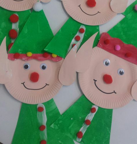 Elf kids crafts Holidays Activities, Elf Crafts, Kindergarten Christmas, Holiday Activities For Kids, Christmas Kindergarten, Kids Holiday, Holiday Crafts For Kids, Preschool Learning Activities, Christmas Crafts For Kids