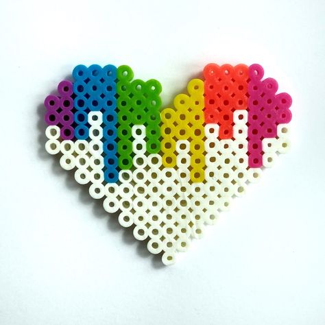 Perler Bead Designs, Patterns and Ideas • Color Made Happy Fuse Bead Ideas, Ikea Pyssla, Pyssla Ideas, Beading Flowers, Perler Bead Designs, French Beading, Hamma Beads Ideas, Easy Perler Bead Patterns, Cho Chang