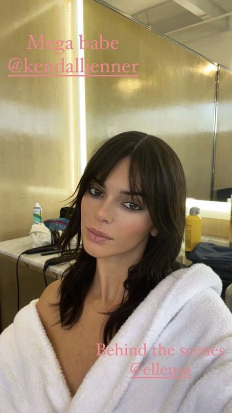 Kendall Jenner Bangs, Kendall Jenner Icons, Jenner Style, Kendall Jenner Style, Hairstyles With Bangs, Kendall Jenner, Kylie Jenner, Ideas Style, Home Ideas