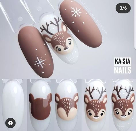 Cute Christmas Nails Glitter, Nail Art Winter 2022, Nagel Design Winter, Noel Nail Art, Nails Drawing Ideas, Nail Designs Drawing, Xmas Nails Simple, Winter Nail Ideas Simple, Christmas Nails 2022