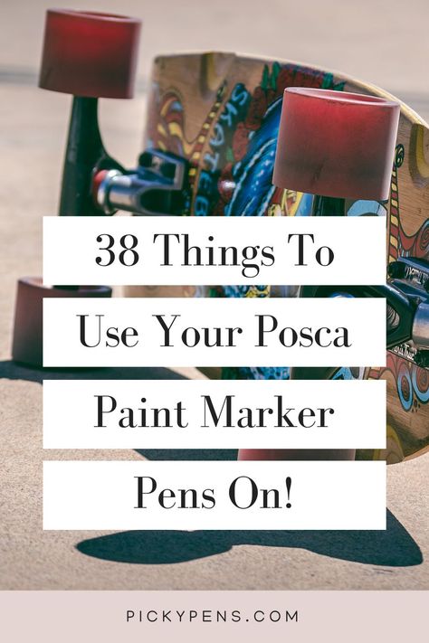 Things To Do With Posca Markers, Posca Ceramic, Posca Ideas Simple, Paint Marker Crafts, Posca Pen Projects, Posca Craft Ideas, Posca On Wood, Drawing With Paint Pens, Posca Pens Ideas