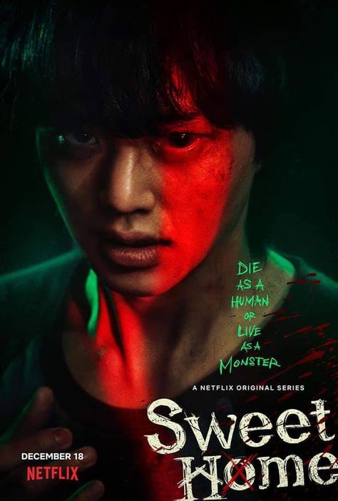 from the netflix adaptation of webtoon "sweet home" ©Netflix Sweet Home Kdrama, Netflix Horror, Kdrama Wallpaper, Netflix Home, Song Kang Ho, 2020 Movies, Song Kang, Korean Drama Movies, Netflix Originals