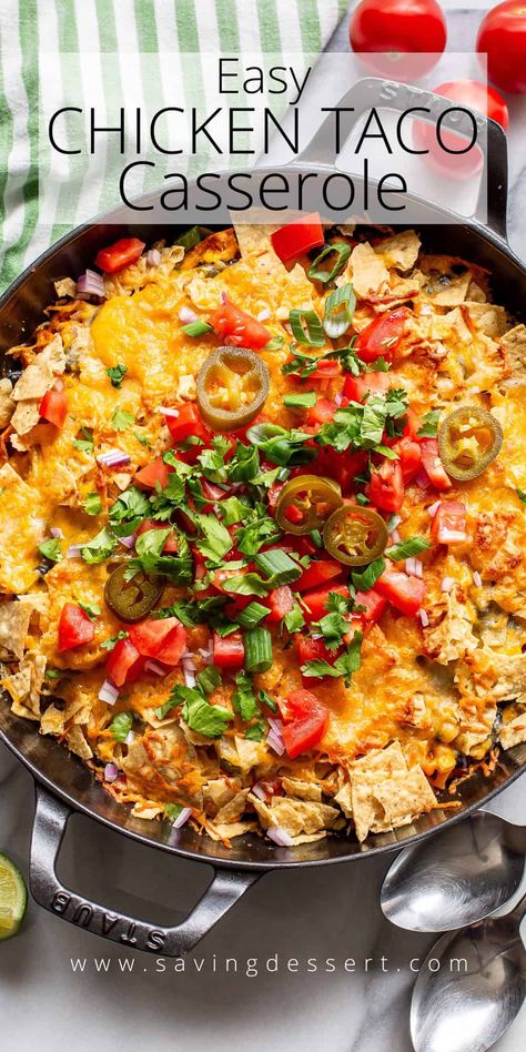 Chicken Taco Casserole Chicken Tacos Casserole, Taco Chicken Casserole Recipes, Chicken Taco Casserole Recipes, Chicken Breast Mexican Recipes, Chicken Taco Casserole Bake, Chicken Breast Recipes Mexican, Taco Chicken Recipes, Taco Chicken Casserole, Upside Down Chicken