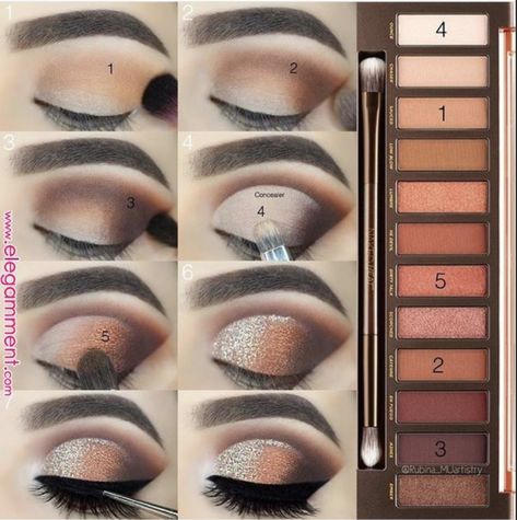 Easy Eye Makeup Tutorial, Make Up Mata, Mekap Mata, Makeup Tutorial Eyeshadow, Smink Inspiration, Simple Eye Makeup, Eye Makeup Steps, Makijaż Smokey Eye