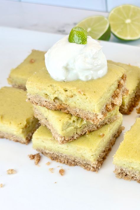 #GlutenFreeDesserts #KetoTreats #VeganBaking #SugarFreeRecipes #DairyFreeRecipes #HealthyKeyLimePie #LowCarbDesserts #HealthyTreats #AllergyFriendly #GuiltFreeIndulgence  Gluten-Free, Keto-Friendly, Vegan, Sugar-Free, Dairy-Free, Healthy Key Lime Pie Bars, Almond Flour, Coconut Flour, Xylitol, Sugar Free Desserts, Vegan Dessert Recipes, Key Lime Juice, Coconut Oil, Egg Substitute, Nut-Free Option, Homemade Treats, Low Carb Desserts Vegan Lime Bars, Vegan Lime Recipes, Healthy Key Lime, Healthy Key Lime Pie, Bars Recipes Healthy, Vegan Key Lime Pie, Vegan Key Lime, Pie Bars Recipe, Key Lime Pie Bars