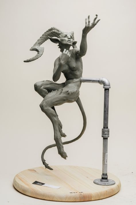 ArtStation - The Last Satyr, Mido Lai Anatomy Sculpture, Sculptures Céramiques, Mythical Creatures Art, Futurism, Pinocchio, Figurative Sculpture, Sculpture Clay, Clay Sculpture, Sculptures & Statues