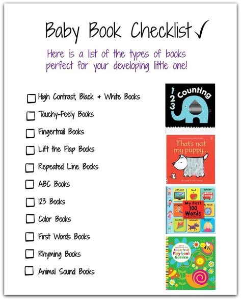 Book Checklist, 1000 Books Before Kindergarten, Usborne Books Consultant, Usborne Books Party, Book Shower, Black And White Books, Black And White Images, Abc Book, Usborne Books