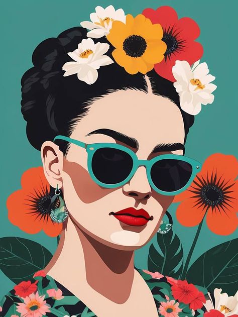 Algorithmic Art, Frida Style, Portraits Pop Art, Professional Illustration, Digital Painting Portrait, Pop Art Portraits, Digital Portrait Art, Personalized Artwork, Marketing Campaign