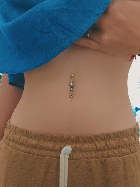 Belly piercing Below Belly Button Piercing, Belly Piercing Double, Double Stomach Piercing, Upper And Lower Belly Button Piercing, Belly Button Piercing Double, Double Belly Button Piercing, Double Navel Piercing, Madison Piercing, Sternum Piercing