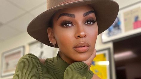 Actress Meagan Good On The Secret To Her Near-Flawless Skin Natural Beat, Megan Good, Good Face, Skin Essence, Meagan Good, Brown Skin Makeup, Nude Lips, Protective Hairstyle, Perfect Eyebrows