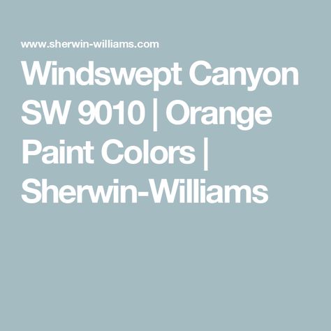 Windswept Canyon SW 9010 | Orange Paint Colors | Sherwin-Williams Orange Paint Colors, Sherwin Williams Paint Colors, Orange Paint, Paint Projects, Ginger Root, Color Samples, Sherwin Williams, Wall Color, Paint Color