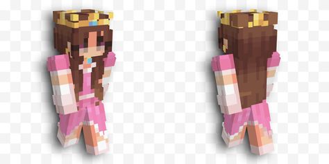 Brunette Minecraft Skin, Mc Skin, Princesa Zelda, Mc Skins, Skin Minecraft, Cute Minecraft Houses, Minecraft Skin, Minecraft Skins, Minecraft Houses