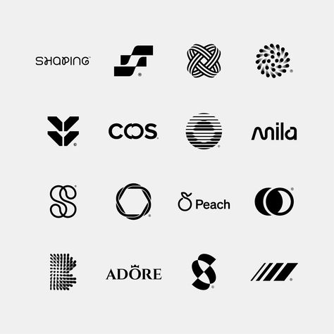 Innovation Logo Design Creative, Modern Icon Design, Pixel Symbol, Modern Logo Ideas, Atom Logo, Logo Design Infographic, Minimal Logos Inspiration, Behance Logo, Ss Logo