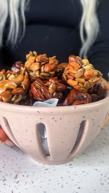 Almond Pecan Cashew Clusters, Almond Cashew Clusters, Healthy Balls, Nut Cluster Recipe, Cashew Clusters, Raw Treats, Air Fried Food, Plant Based Cookbook, Candy Treats