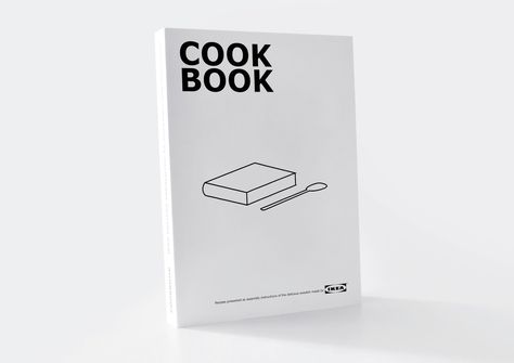 IKEA Cookbook on Packaging of the World - Creative Package Design Gallery Ikea Crafts, Manual Design, Ikea Design, Hand Lettering Fonts, Vi Design, Natural Branding, Assembly Instructions, Journal Layout, School Project