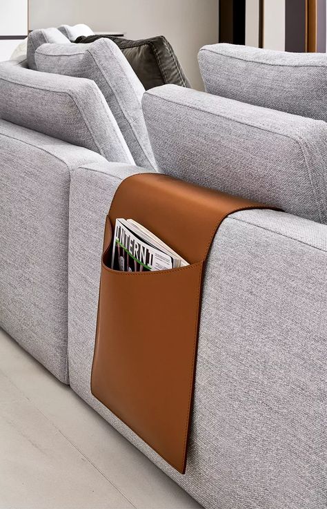 © Meridiani | All Rights Reserved Bedside Pocket, Design Hall, Leather Workshop, Leather Decor, Saddle Leather, Leather Furniture, Leather Projects, Leather Shops, Leather Diy