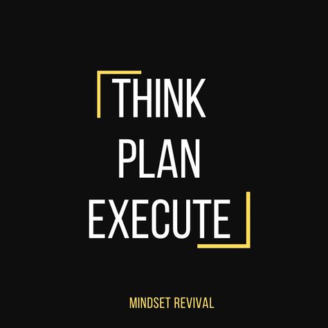 Think Plan, Execute: The Blueprint for Success In any endeavor, success starts with clear thinking. Taking the time to evaluate your goals and the path toward achieving them is essential. This is where the power of planning comes in. A well-thought-out plan is your roadmap, guiding you through obstacles and opportunities alike. It sets a foundation for the execution phase, where action turns intentions into reality. Execute with Precision The execution stage is where the magic happens. All t... Think Plan Execute, Where The Magic Happens, Clear Thinking, The Blueprint, The Magic, Foundation, Turn Ons, How To Plan, Instagram