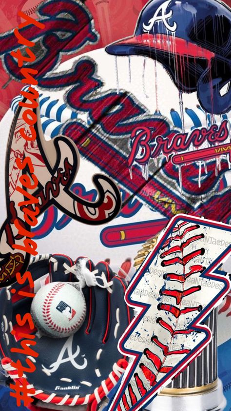 Atlanta Braves Tattoo, Braves Wallpaper, Atlanta Braves Wallpaper, Brave Wallpaper, Atlanta Braves Logo, Be Brave Tattoo, Atlanta Braves Baseball, Hoop Dreams, Braves Baseball