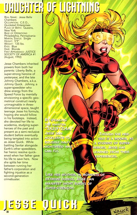 Jesse Quick Jesse Chambers, Female Speedster, Jesse Quick, Dc Speedsters, Deadpool Funny, Speed Force, Justice Society, Marvel And Dc Characters, Marvel Facts