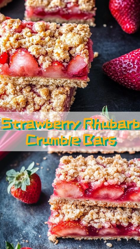 Result: A delicious fusion of tart rhubarb and sweet strawberries in buttery crumble bars, perfect for any occasion!

Top Hashtags: #strawberryrhubarbcrumblebars #springdesserts #yumminess Rhubarb Crumble Bars, Berry Crumble Bars, Strawberry Rhubarb Crumble, Cherry Crumble, Rhubarb Crisp, Rhubarb Crumble, Berry Crumble, Crumble Bars, Spring Desserts