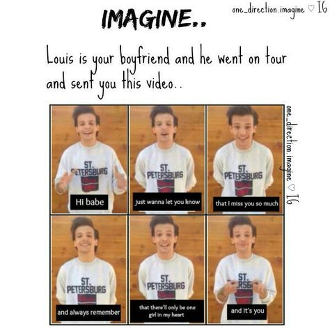 Louis Tomlinson Imagines, Louis Imagines, Hi Babe, 1d Imagines, One Direction Imagines, Louis Tomlinson, Future Husband, A Video, Knowing You