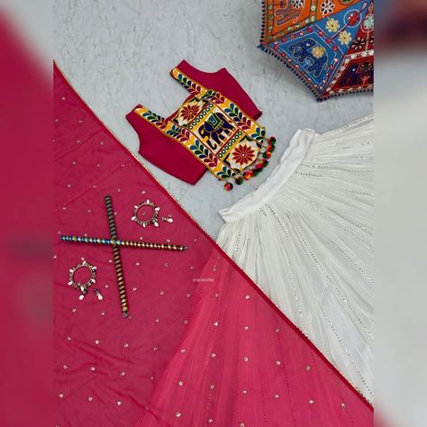 **🆕 Navratri Special Launch: Elegant Lehenga Suit 🌟** **✨ Choli** - **Fabric:** Pure Cotton - **Work:** Gamathi Work - **Inner:** Micro Cotton - **Sleeve:** Extra Sleeves Attached - **Size:** M with L margin, XL with 2XL margin *(Fully Stitched)* **✨ Lehenga** - **Fabric:** Pure Cotton with Fox Georgette - **Inner:** Micro Cotton - **Work:** Embroidery Sequence & Gamathi Work - **Size:** 44 **✨ Dupatta** - **Fabric:** Fox Georgette - **Size:** 2.30 Meters - **Work:** Embroider... Elegant Lehenga, Lehenga Fabric, Lehenga Suit, Stitched Lehenga, Navratri Special, Lehenga, Pure Cotton, Product Launch, Size 2