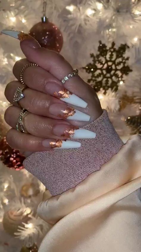 Hand Decor, Gold Nail, Fall Acrylic Nails, Glam Nails, Coffin Nails Designs, Pretty Acrylic Nails, Dope Nails, Creative Nails, Nail Polishes