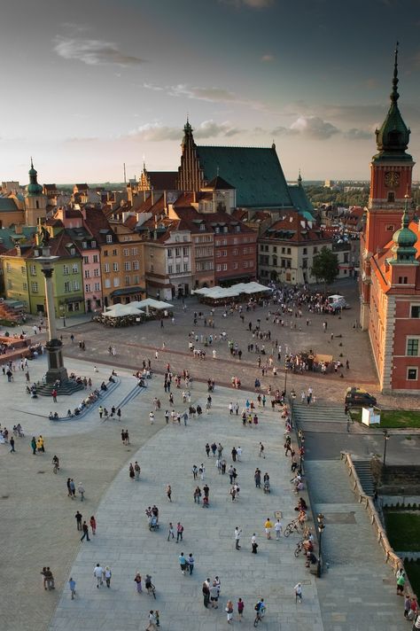 Old Town Warsaw | Warsaw, Poland | Erik Lykins | Flickr City Square, Visit Poland, Poland Travel, Beauty Places, European Architecture, Zakopane, Warsaw Poland, Lodz, Vilnius