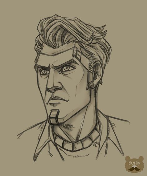 Borderlands Jack, Rhys Borderlands, Handsome Jack Borderlands, Arte Game, Borderlands 1, Borderlands Series, Borderlands Art, Tales From The Borderlands, Tiny Tina