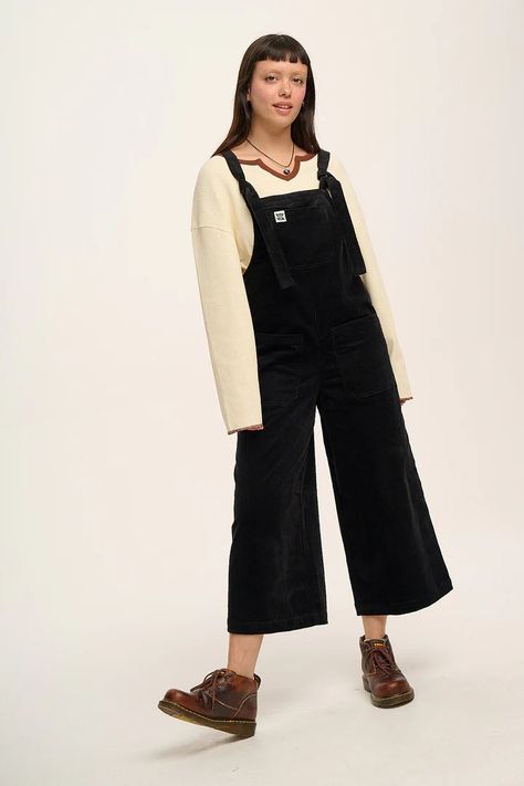 Jenny Dungarees Collection – Lucy & Yak Black Dungarees, Dungaree Outfit, Corduroy Dungarees, Cotton Dungaree, Lucy And Yak, Dungarees Shorts, Cotton Cord, Dungarees, Hat Hairstyles