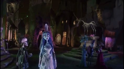 The Land of the Dead is a major location in the 2005 animated movie Corpse Bride. It is an afterlife location, an underworld known in as the final destination for spirits of the deceased. Trivia Background, Batman Cast, Ricki Lake, Mike Starr, Batman Returns, Final Destination, Bride Inspiration, Corpse Bride, Through The Looking Glass