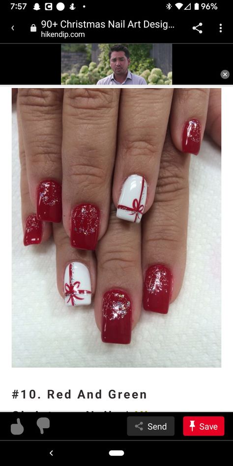 Sns Nails Ideas, Christmas Sns Nails, Christmas Sns Nails Ideas, Sns Nails, Casual Nails, Holiday Nail Art, Wrap Pattern, Nail Art Brushes, Christmas Nail Art