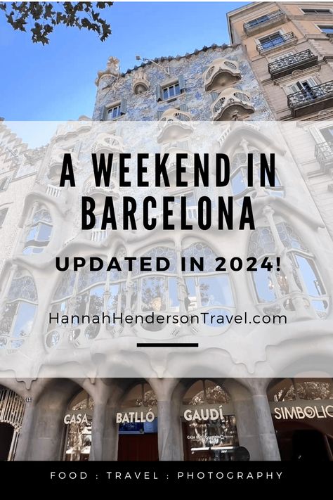 Architecture beyond your wildest dreams, the best of city and beach, sangria and tapas in the sun - a weekend in Barcelona is a vivid delight. #Barcelona #Catalonia #CityGuide Weekend In Barcelona, Beach Holiday, Spain And Portugal, Travel Lifestyle, Sangria, Travel Food, City Guide, Spain, Barcelona