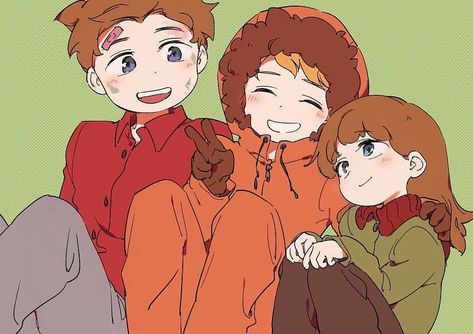 Mccormick Siblings, Kevin Mccormick, Karen Mccormick, Sp Fanart, Kenny South Park, Kenny Mccormick, South Park Anime, South Park Funny, South Park Characters